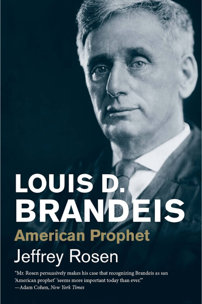 Louis D. Brandeis book cover