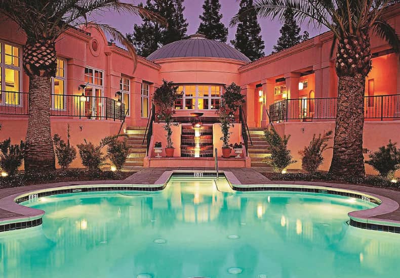 The 40,000 square foot spa