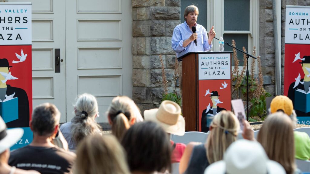 Authors on the Plaza at the Sonoma Valley Authors Festival